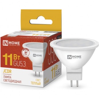 Лампа светодиодная LED-JCDR-VC 11Вт 230В GU5.3 3000К 990Лм IN HOME