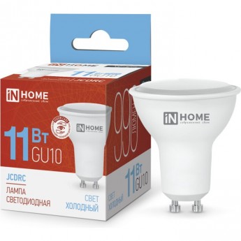 Лампа светодиодная LED-JCDRC-VC 11Вт 230В GU10 6500К 990Лм IN HOME
