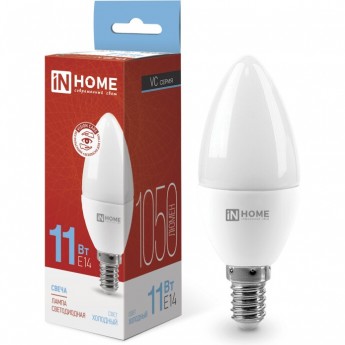 Лампа светодиодная LED-СВЕЧА-VC 11Вт 230В Е14 6500К 1050Лм IN HOME