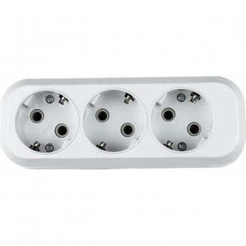 Колодка УЗ-3-GRAND трехместная с заземлением 5130 IN HOME