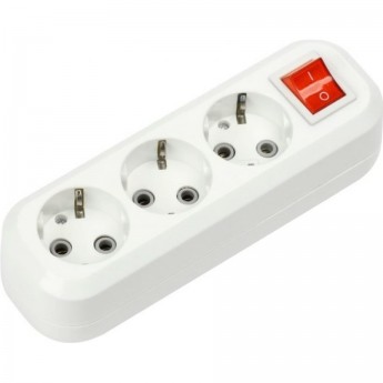 Колодка УЗВ-3-GRAND трехместная с выключателем и заземлением 5230 IN HOME