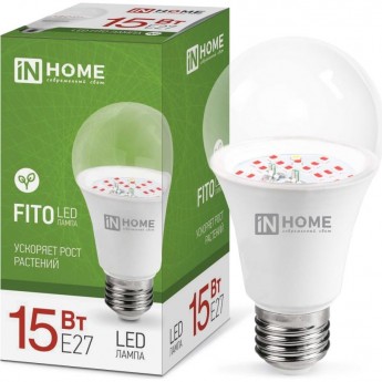 Лампа светодиодная LED-A60-FITO 15Вт 230В Е27 IN HOME