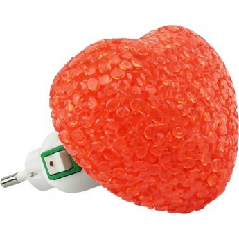 Ночник светодиодный IN HOME NLA 10-HR СЕРДЦЕ 230В с выключателем, красный Ночник светодиодный IN HOME NLA 10-HR СЕРДЦЕ 230В с выключателем, красный