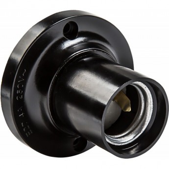 Патрон Е27 Ф П-01 Е27 карболитовый потолочный IN HOME