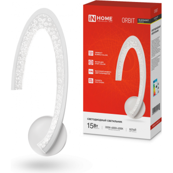 Светильник IN HOME ELEGANT ORBIT 15Вт 230В 3000-6500K 1200Лм STEP COLOR белый