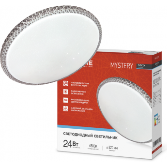 Светильник светодиодный IN HOME DECO MYSTERY 24Вт 230В 6500К 2160Лм 320х62мм Светильник светодиодный IN HOME DECO MYSTERY 24Вт 230В 6500К 2160Лм 320х62мм
