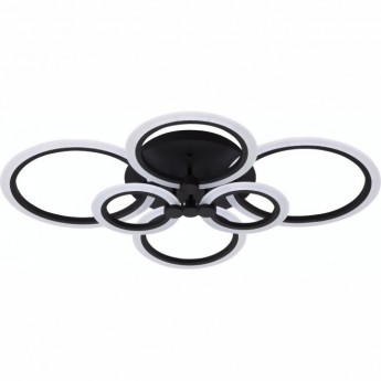 Светильник светодиодный IN HOME ELEGANT BLISS-B 60Вт 230В 3000-6500K 4700Лм 610х400х130мм c пультом ДУ черный Светильник светодиодный IN HOME ELEGANT BLISS-B 60Вт 230В 3000-6500K 4700Лм 610х400х130мм c пультом ДУ черный