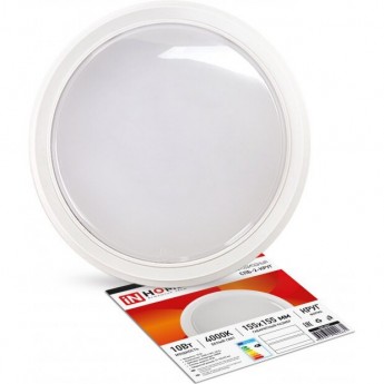 Светильник светодиодный IN HOME СПБ-2-КРУГ 10Вт 230В 4000К 800Лм 155 мм, белый