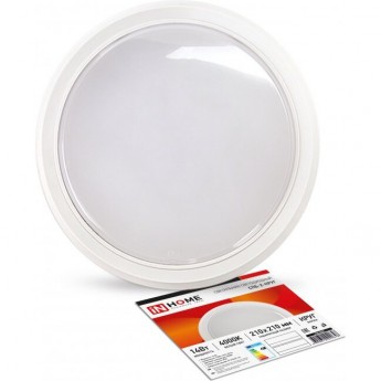 Светильник светодиодный IN HOME СПБ-2-КРУГ 14Вт 230В 4000К 1100Лм 210 мм, белый