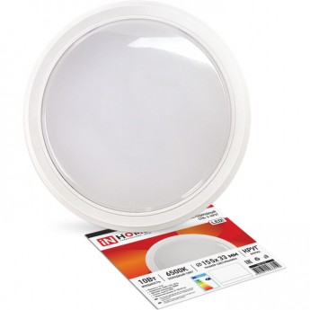 Светильник светодиодный СПБ-2-КРУГ 10Вт 230В 6500К 800Лм 155мм белый IN HOME